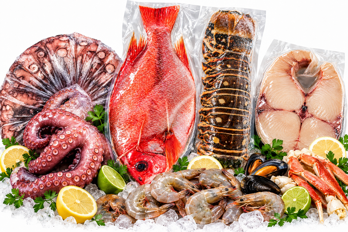 mariscos y pescados