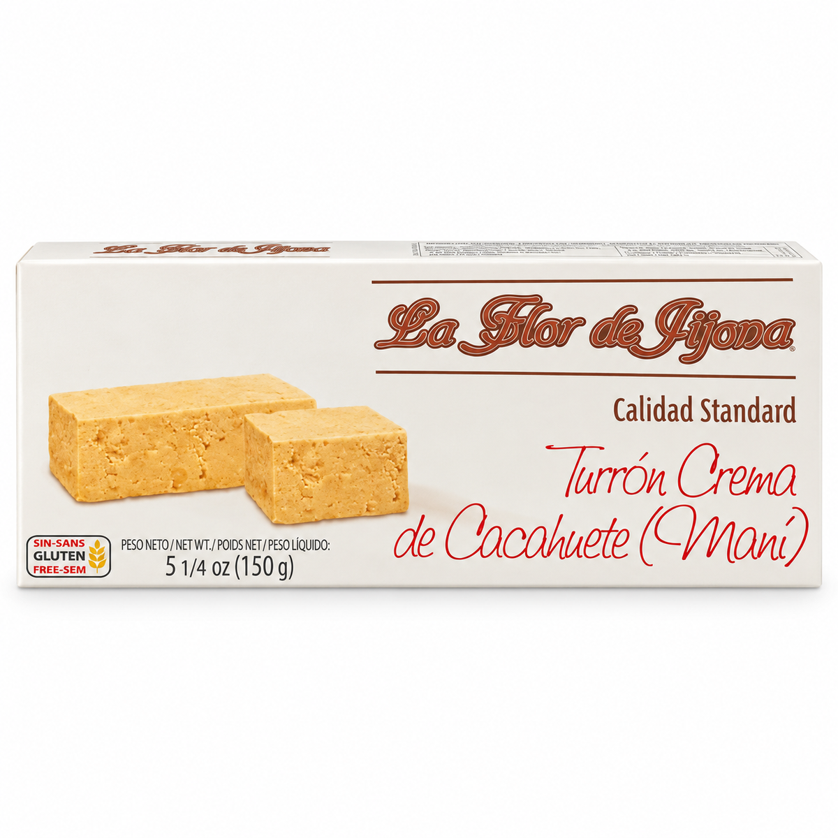 TURRÓN CREMA D CACAHUATE (MANÍ)/ 150 G