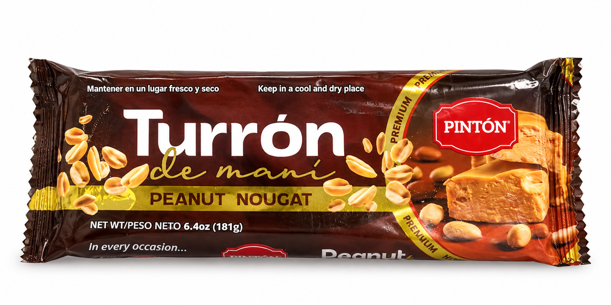 TURRÓN DE MANÍ / 6.4OZ / PINTÓN /