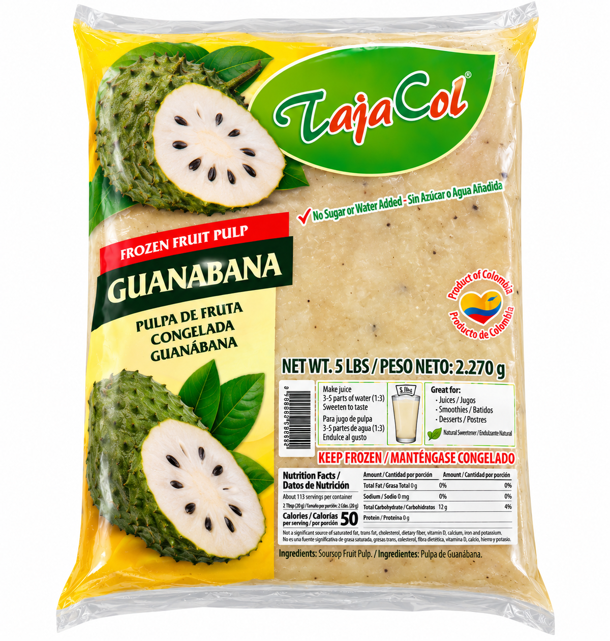 PULPA DE GUANABANA / 5 L