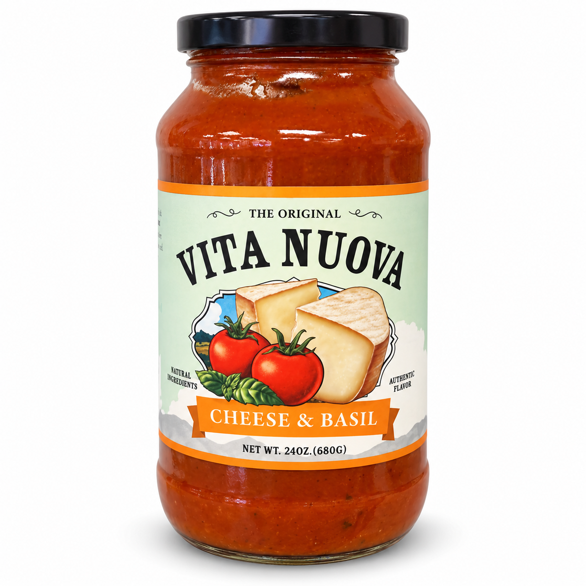 VITA NUOVA / 24 OZ/ QUESO Y BASIL