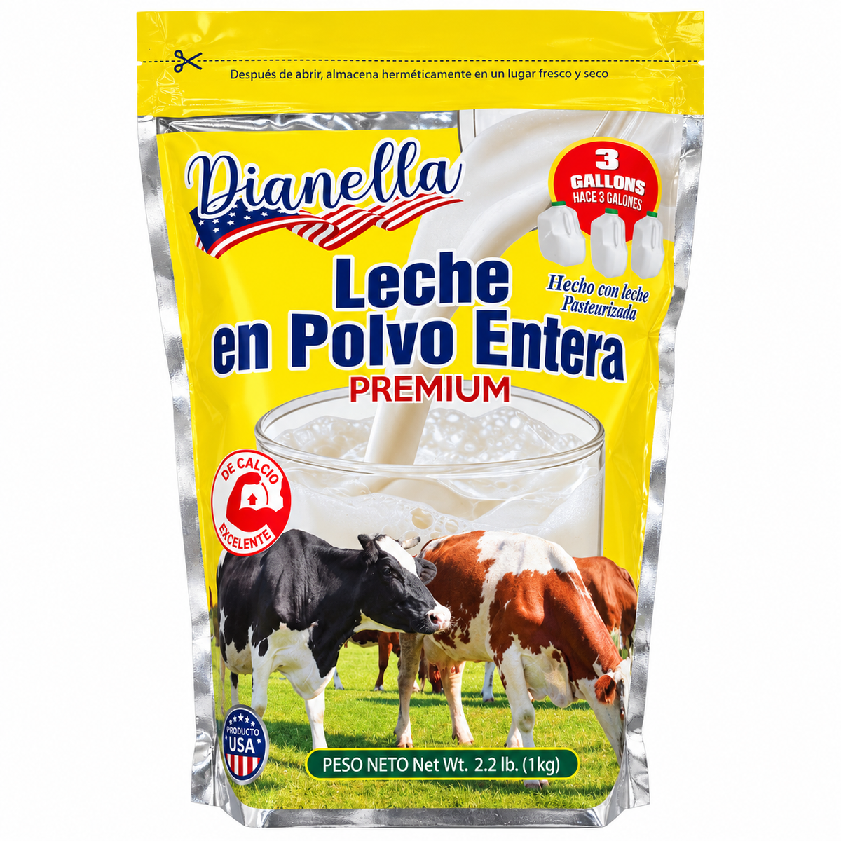 LECHE EN POLVO ENTERA / 2.2 LB
