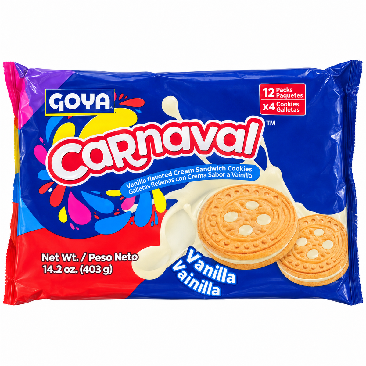 CREMAS DE VAINILLA / CARNAVAL / GOYA 14.2 OZ