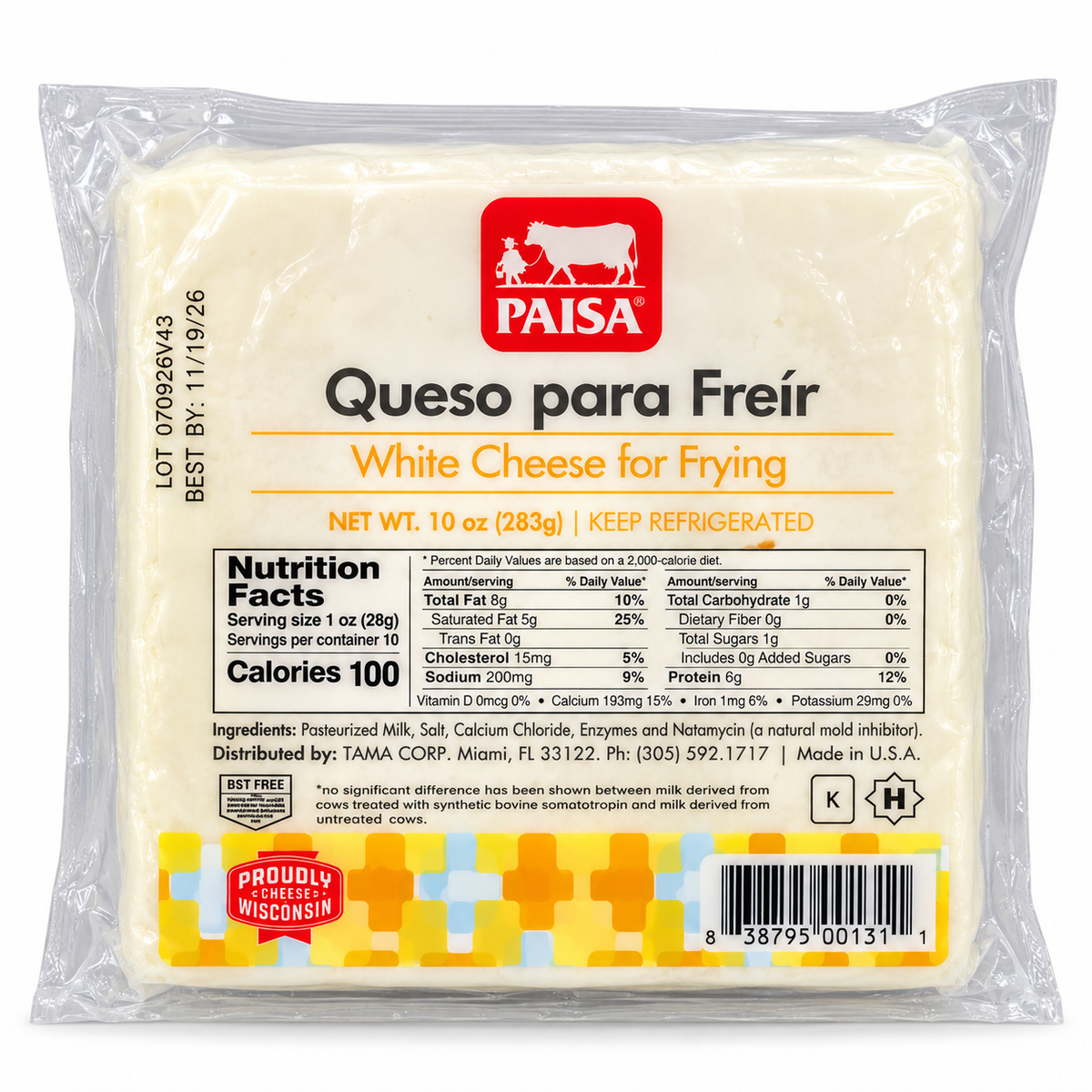 QUESO PARA FREIR / 10 OZ