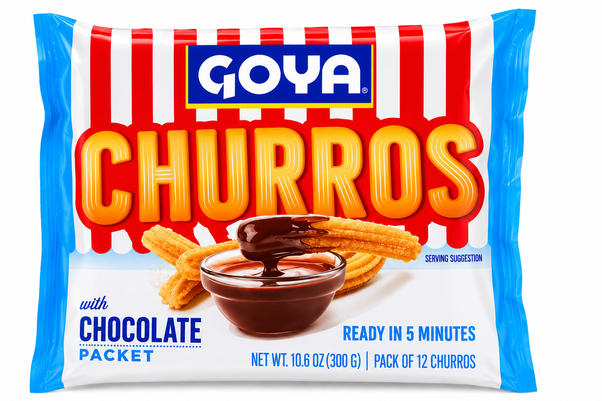 churros con chocolate /12 unidades / 10.6 oz