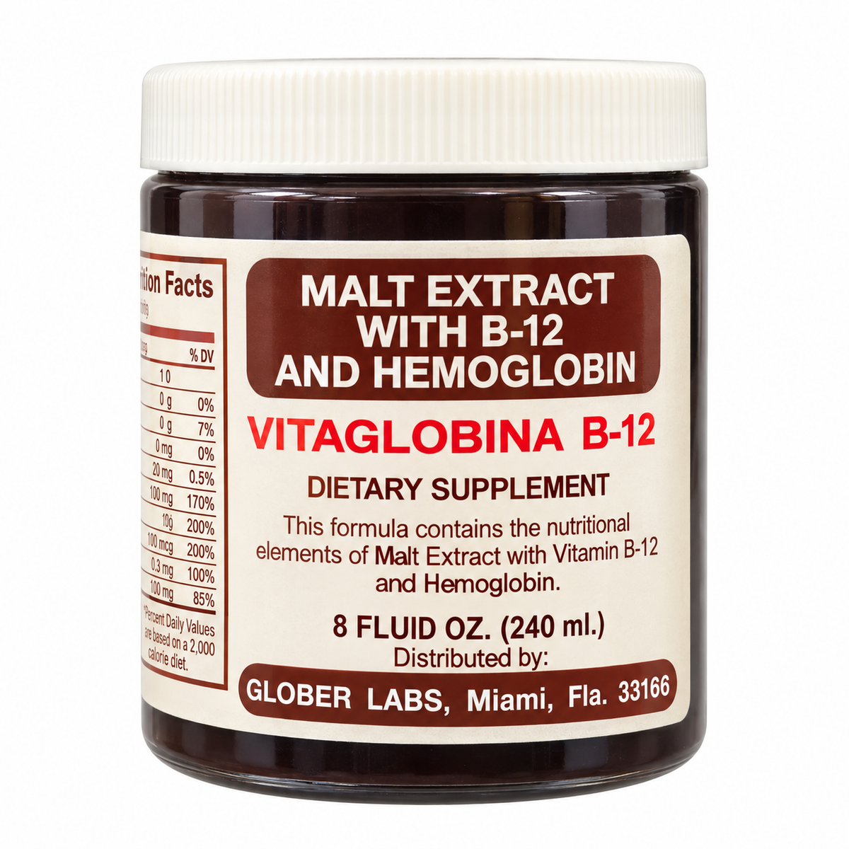 VITAGLOBINA B-12 EXTRACTO D MALTA , 240 ML