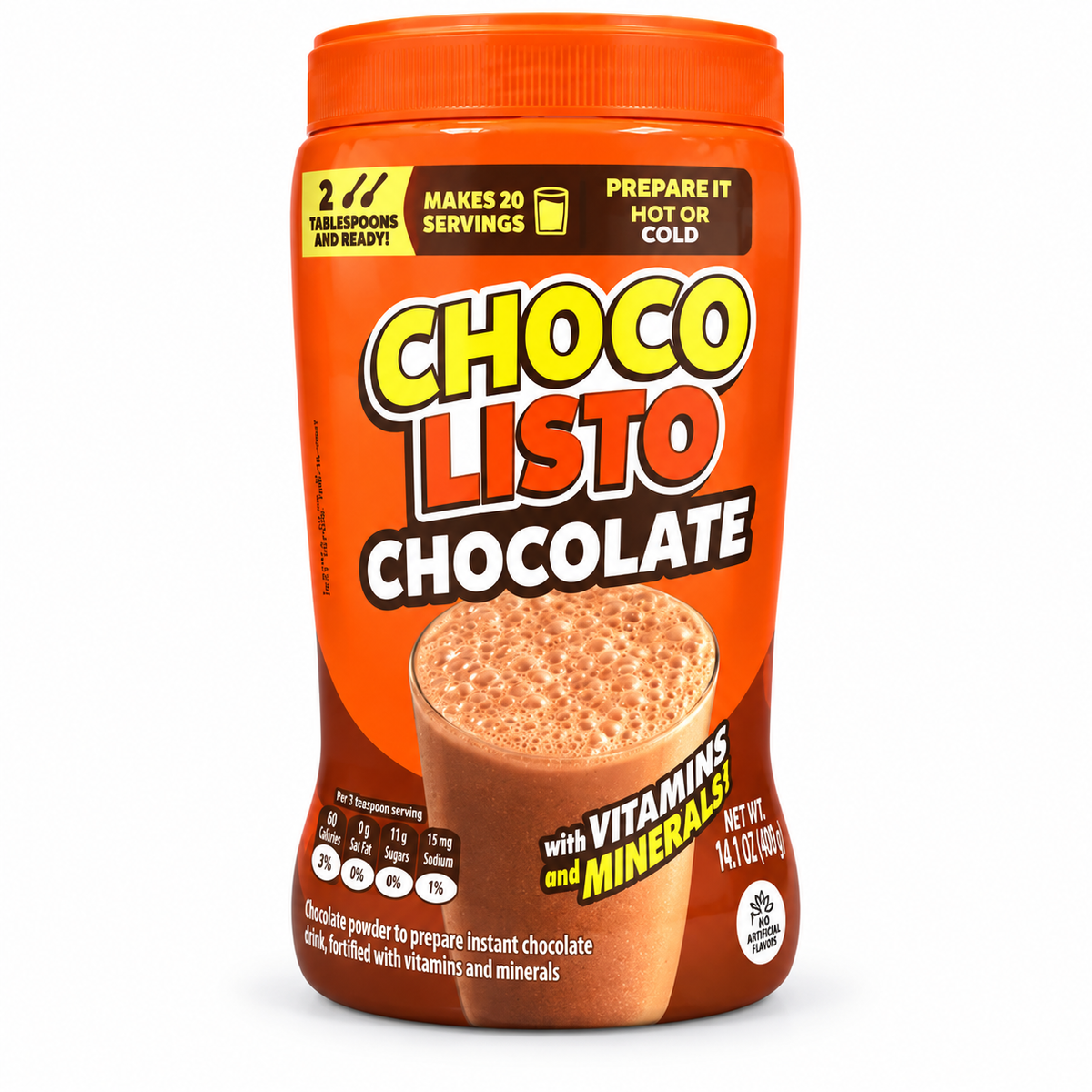 CHOCO LISTO /14.1 OZ