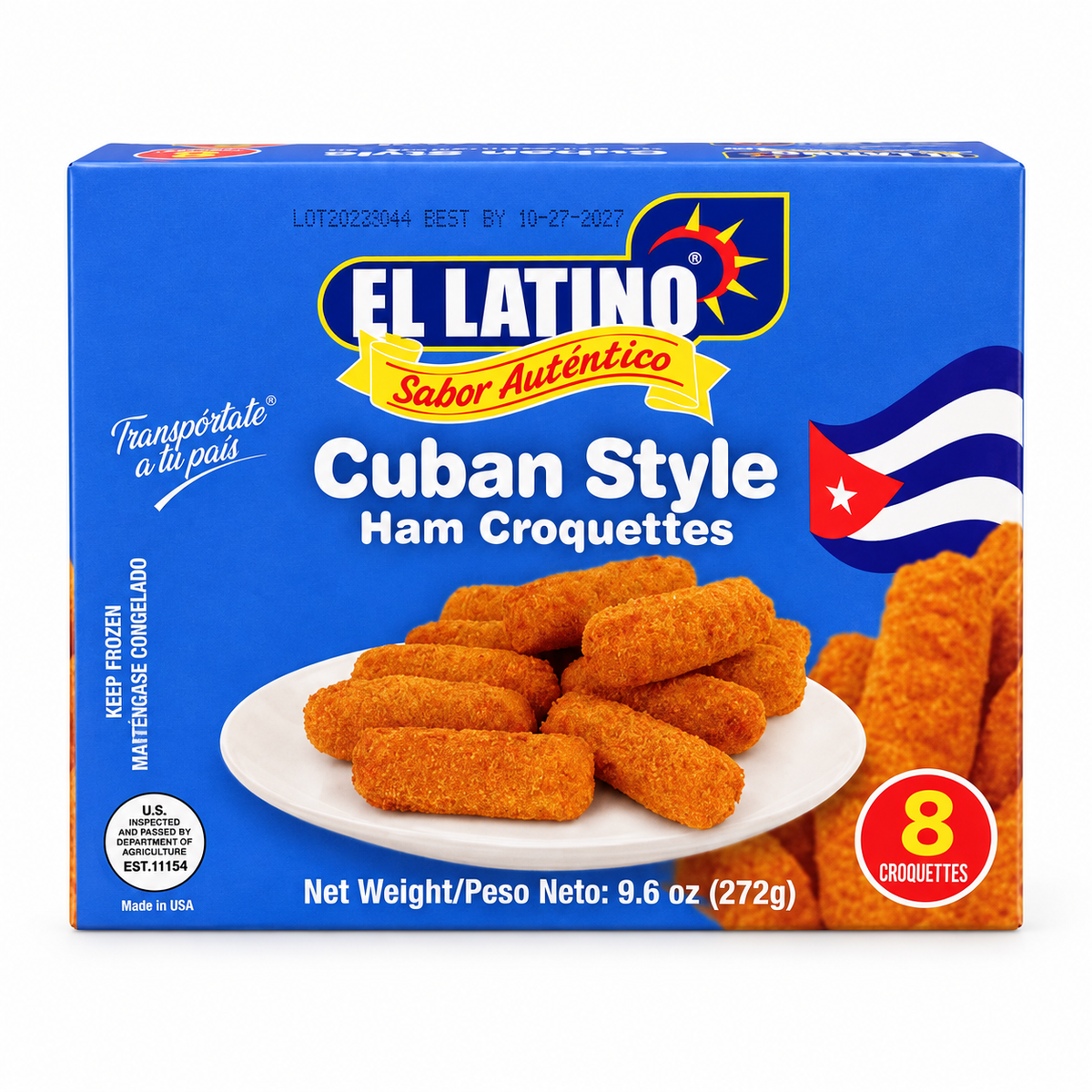 CROQUETAS CUBANAS / 9.6 OZ / EL LATINO