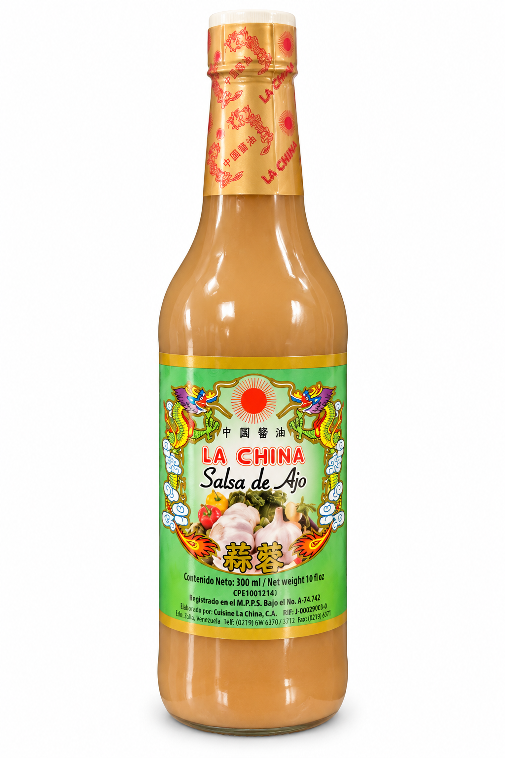 LA CHINA / SALSA DE AJO /300 ML
