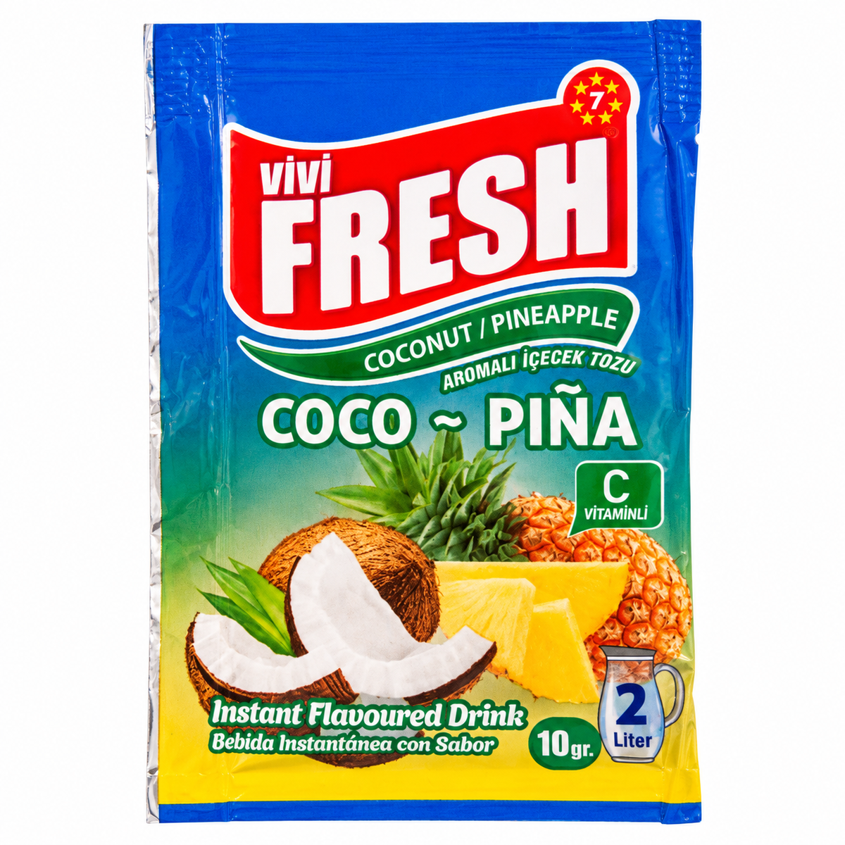 BEBIDAS INSTANTÁNEA / COCO PIÑA / 1O GR / 2LT