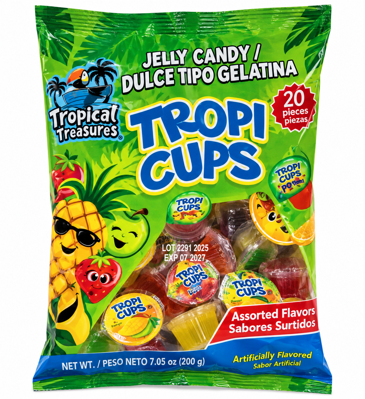 DULCE TIPO GELATINA / 20 PIEZAS/ 200 G