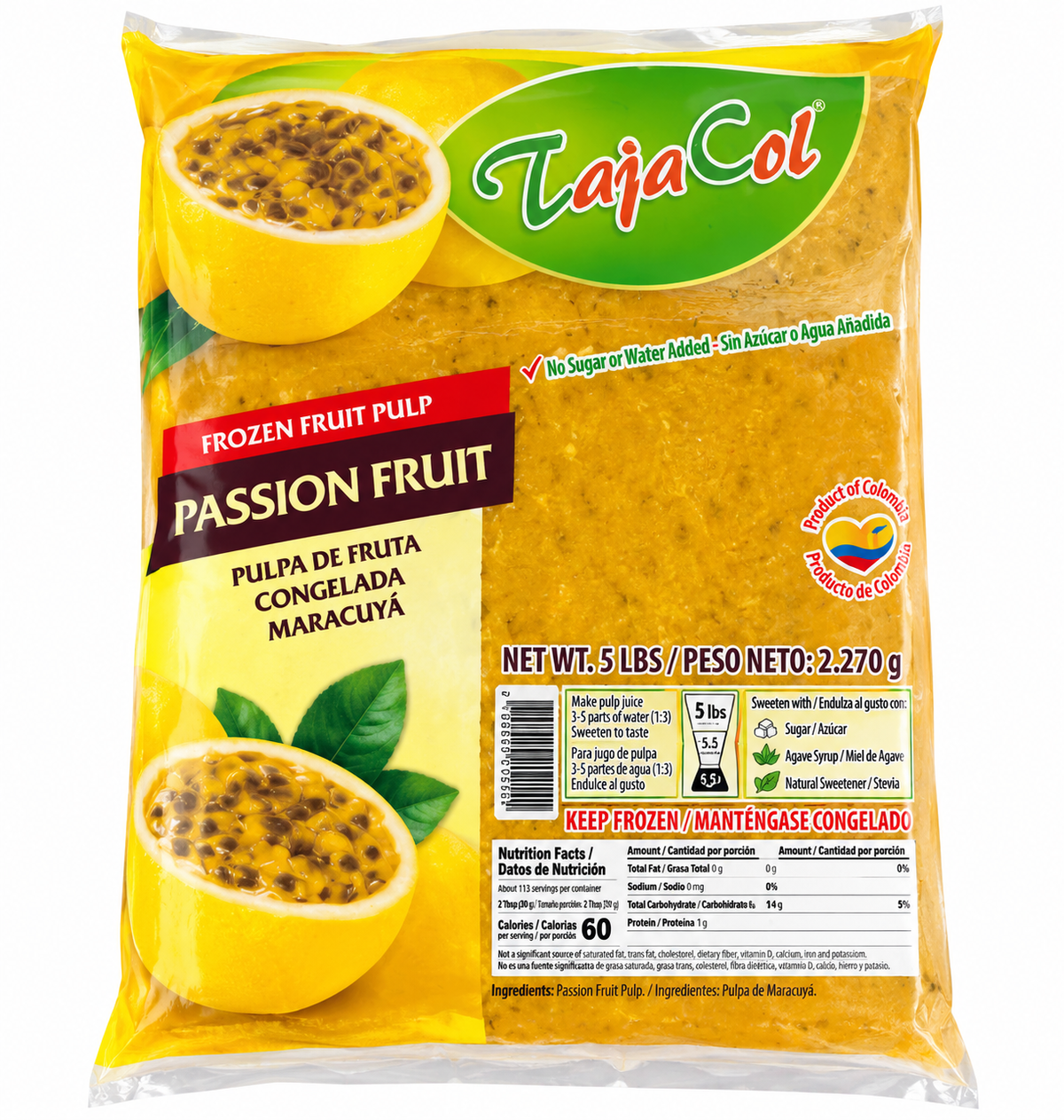 PULPA D MARACUYA / 5LB