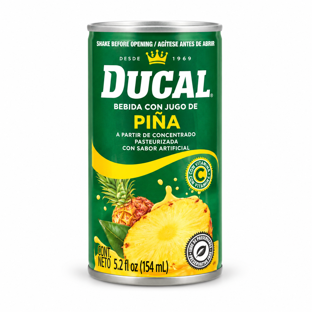 JUGO DE PIÑA / 5.2 OZ / DUCAL