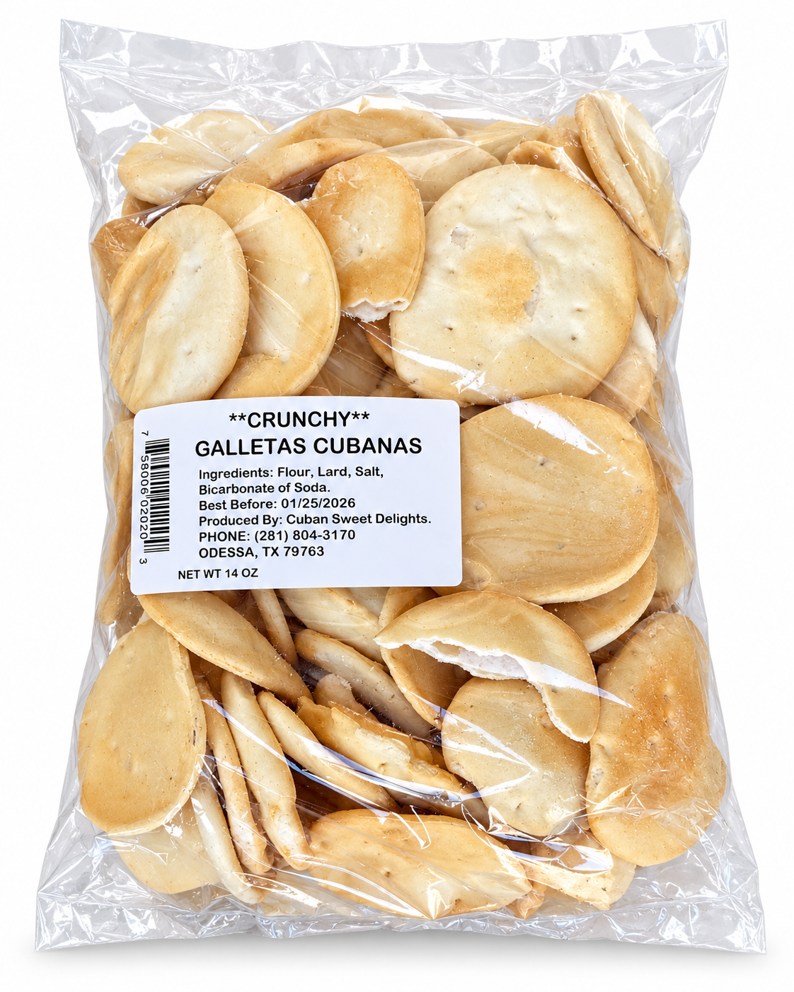 GALLETAS CUBANAS 14 OZ