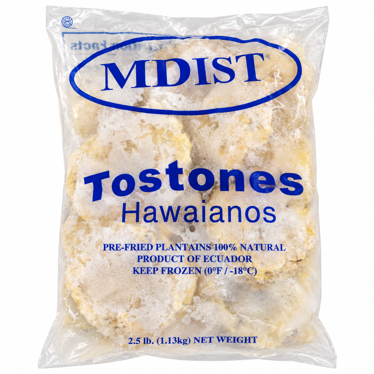 TOSTONES HAWAIANOS / 2.5 LB /MDIST