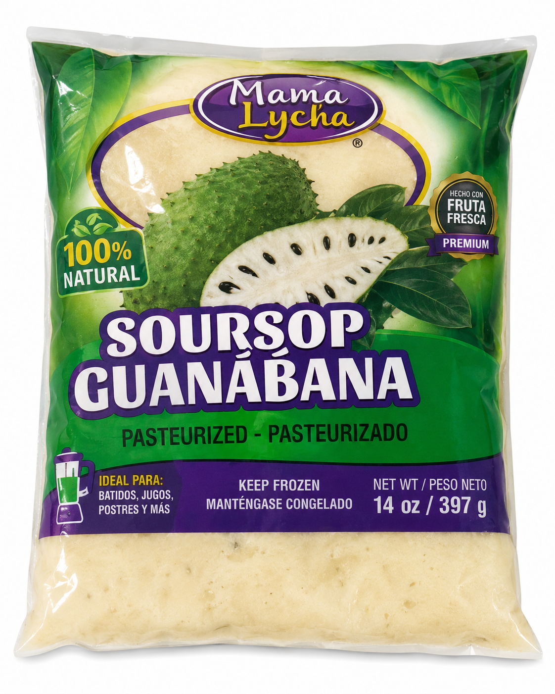 PULPA CONGELADA / MAMA LYCHA / 14 OZ