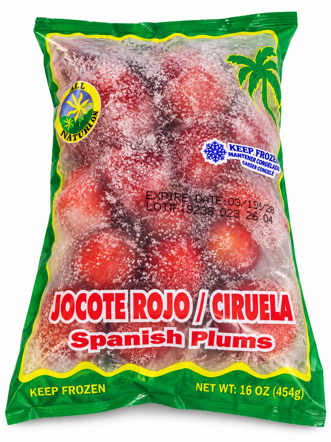 CIRUELAS ROJAS CONGELADAS /16 OZ