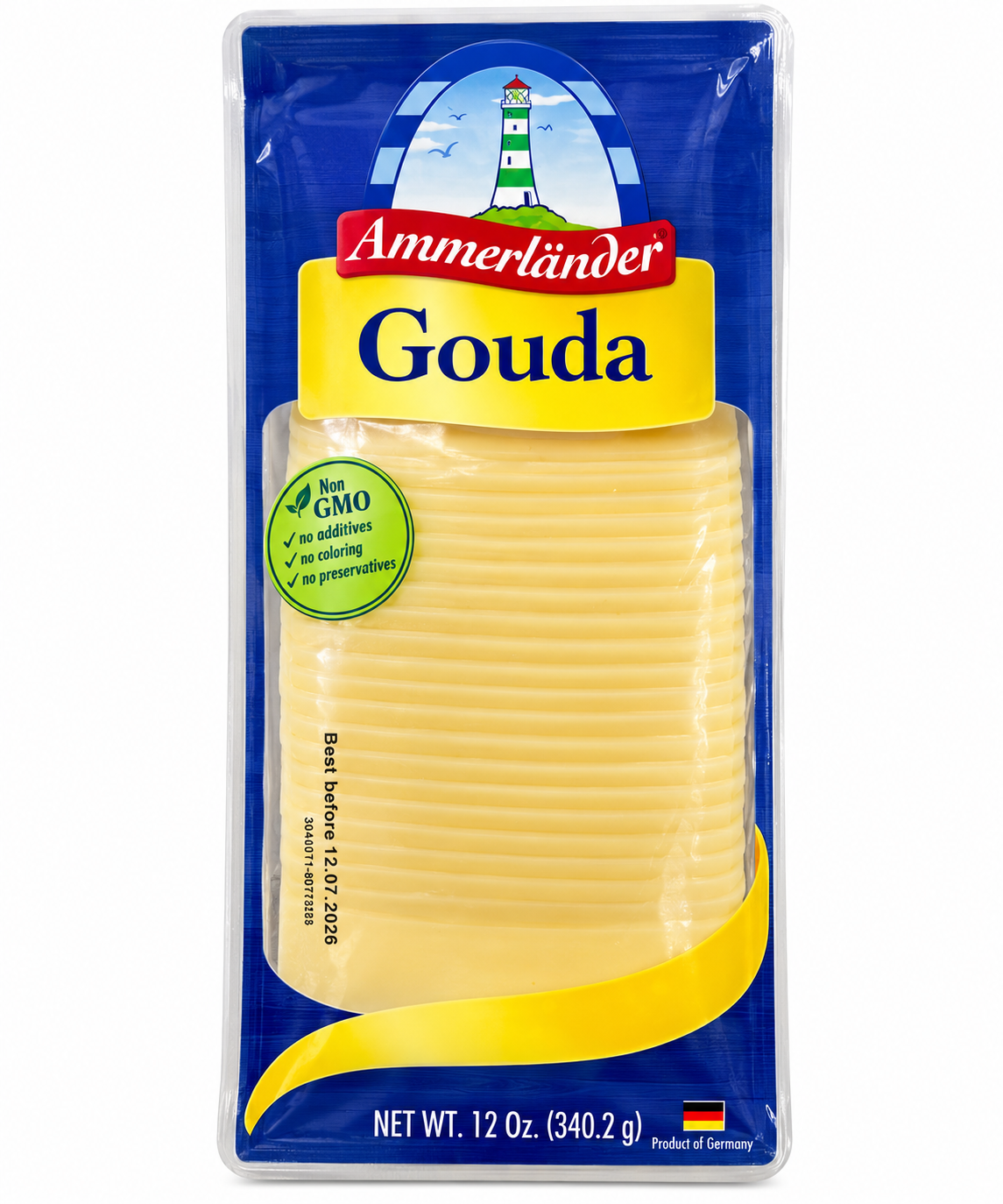 QUESO GOUDA REBANADO FINO / 12 OZ