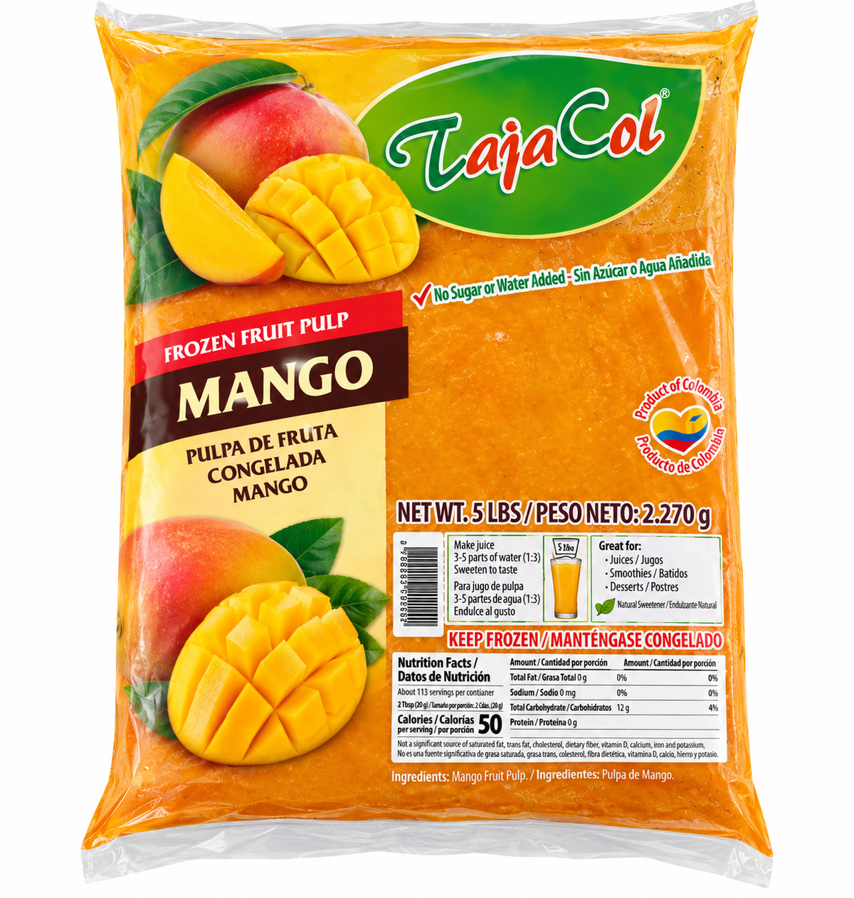 PULPA DE MANGO / 5 LB