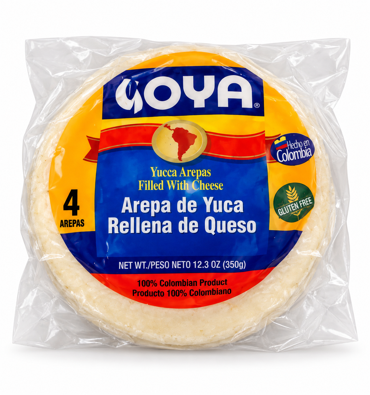 AREPA D YUCA RELLENA DE QUESO /12.3 OZ /COLOMBIANO /GOYA