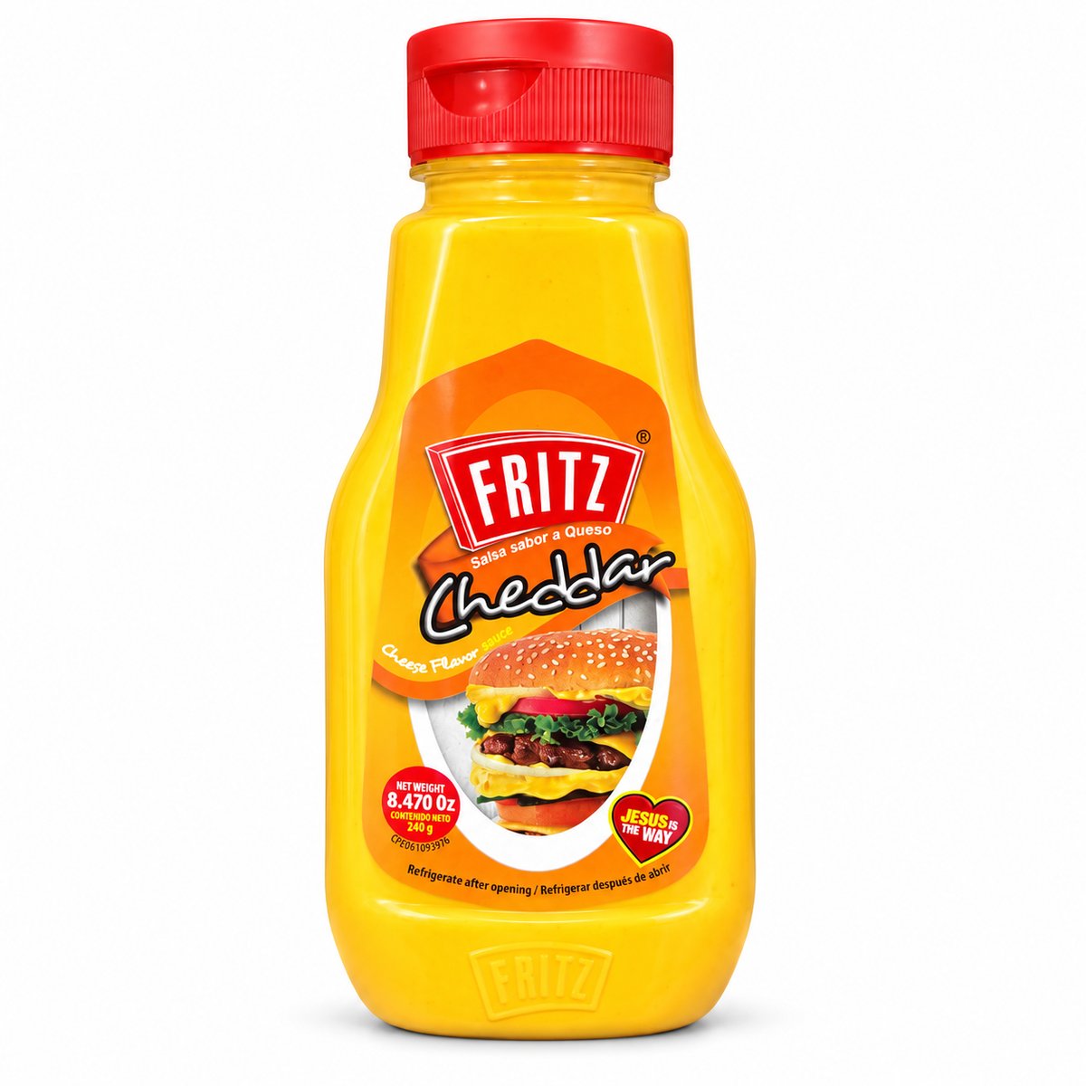 FRITZ SALSA SABOR A QUESO / CHEDAR / 240 G