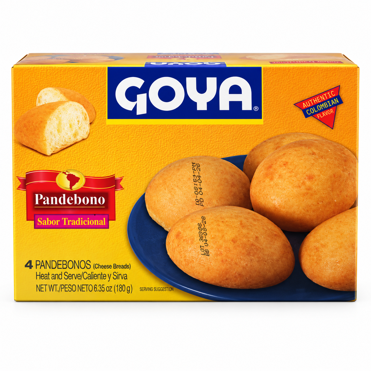 PANDEBONO / PAN DE QUESO / 180 G / GOYA