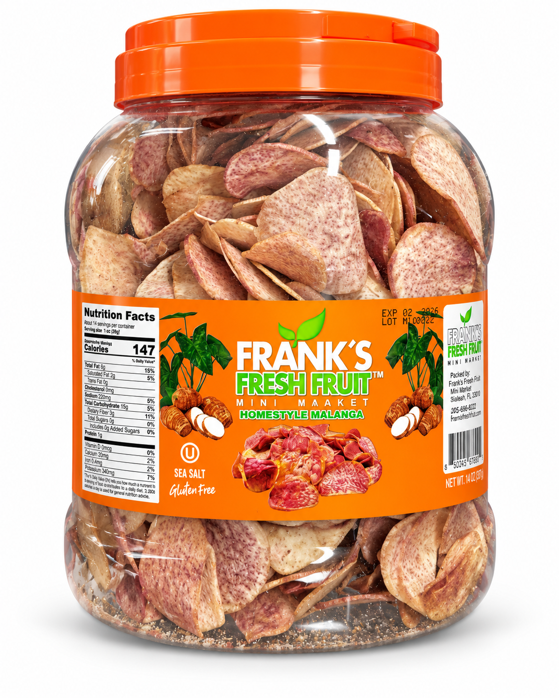 MALANGA FRITA / FRANKS / 14.4 OZ