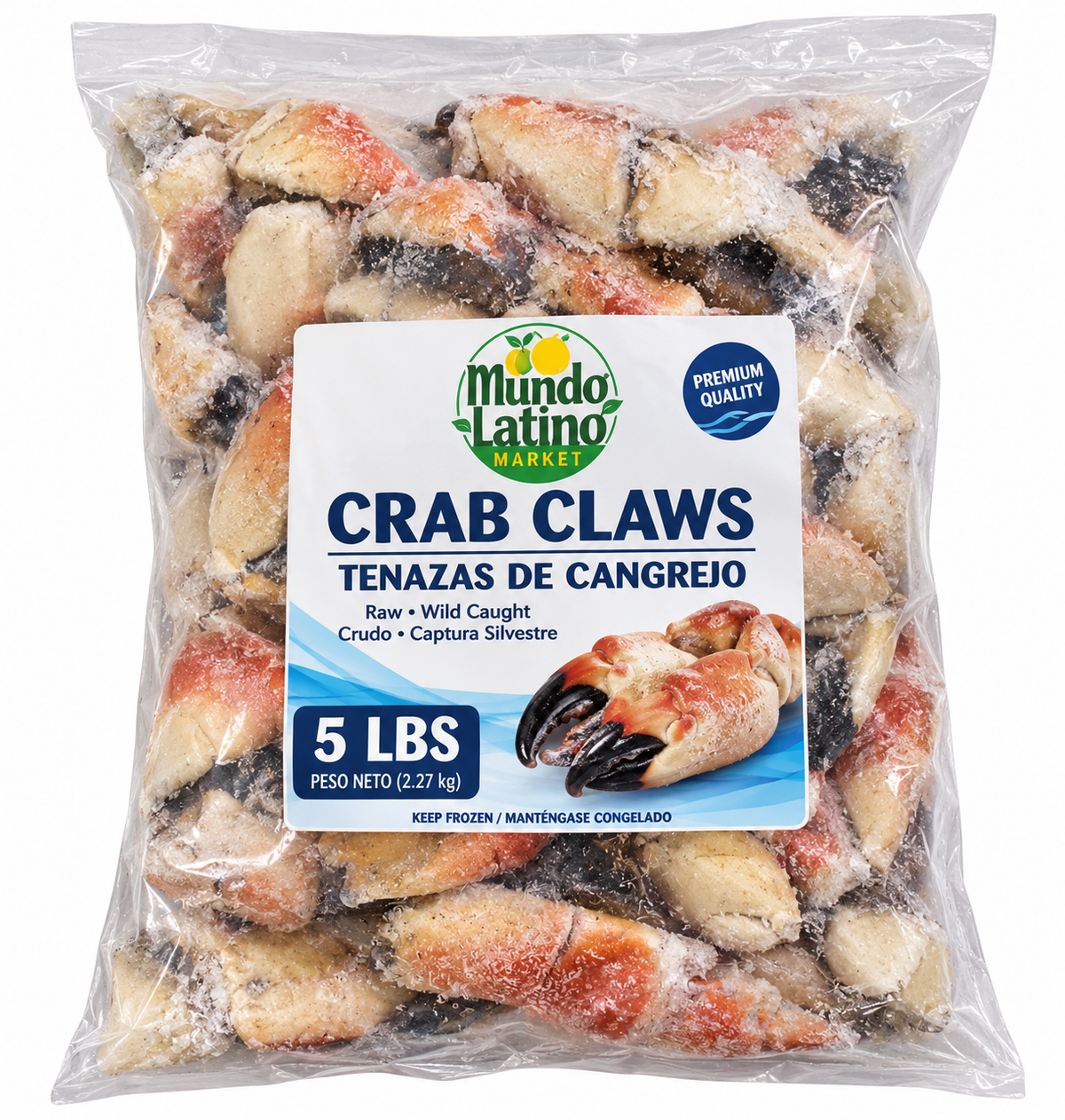 TENAZAS DE CANGREJO / PESO NETO 5LB