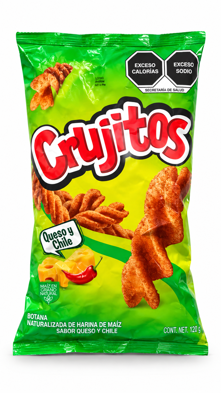 CRUJITOS QUESO Y CHILE / 120 G