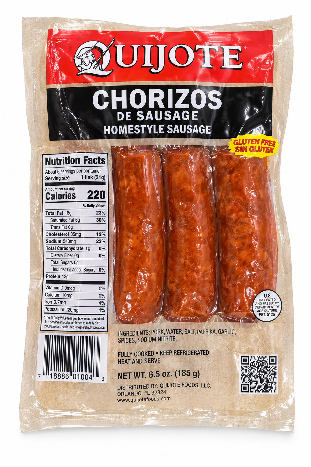 CHORIZOS ESPAÑOL / 6.5 OZ