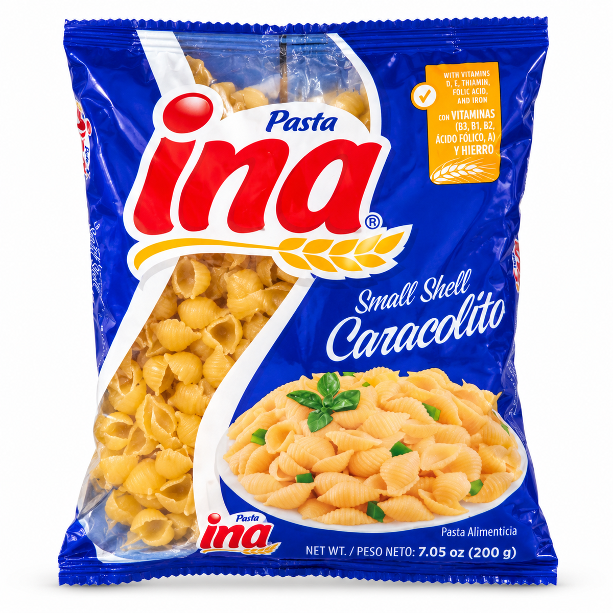 PASTA CARACOLITOS / 7.5 OZ / INA