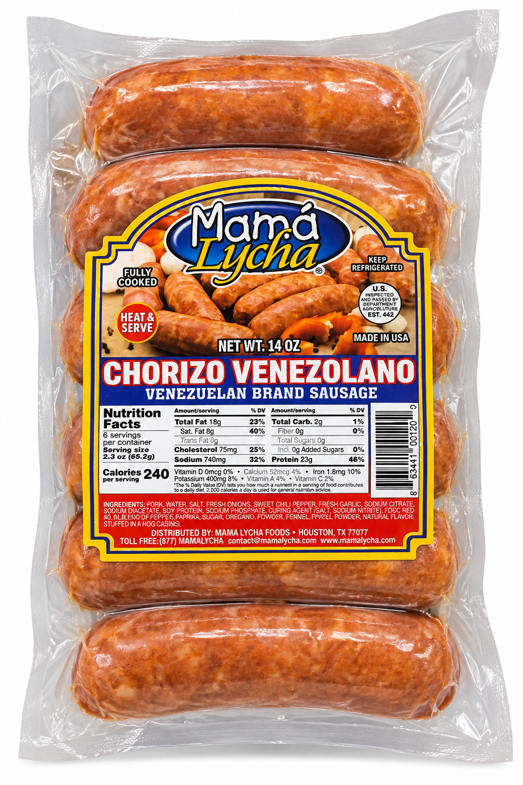 CHORIZO VENEZOLANO / 14 OZ