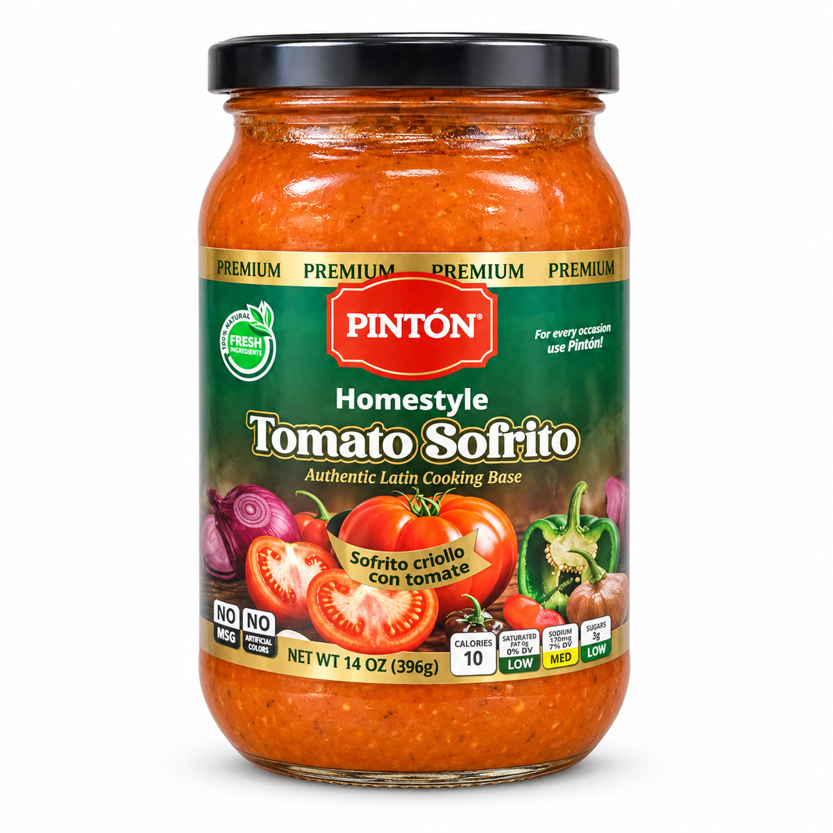 SOFRITO CRIOLLO CON TOMATE /14 OZ / PINTÓN
