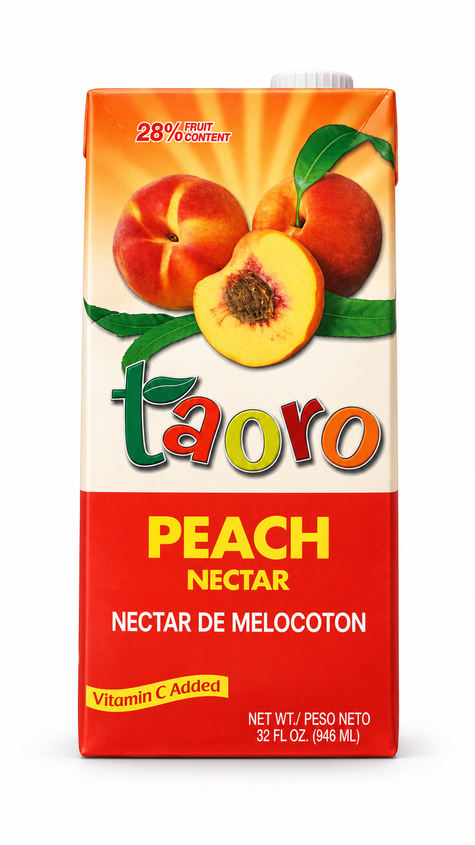 NECTAR DE MELOCOTON / 32 OZ / TAORO