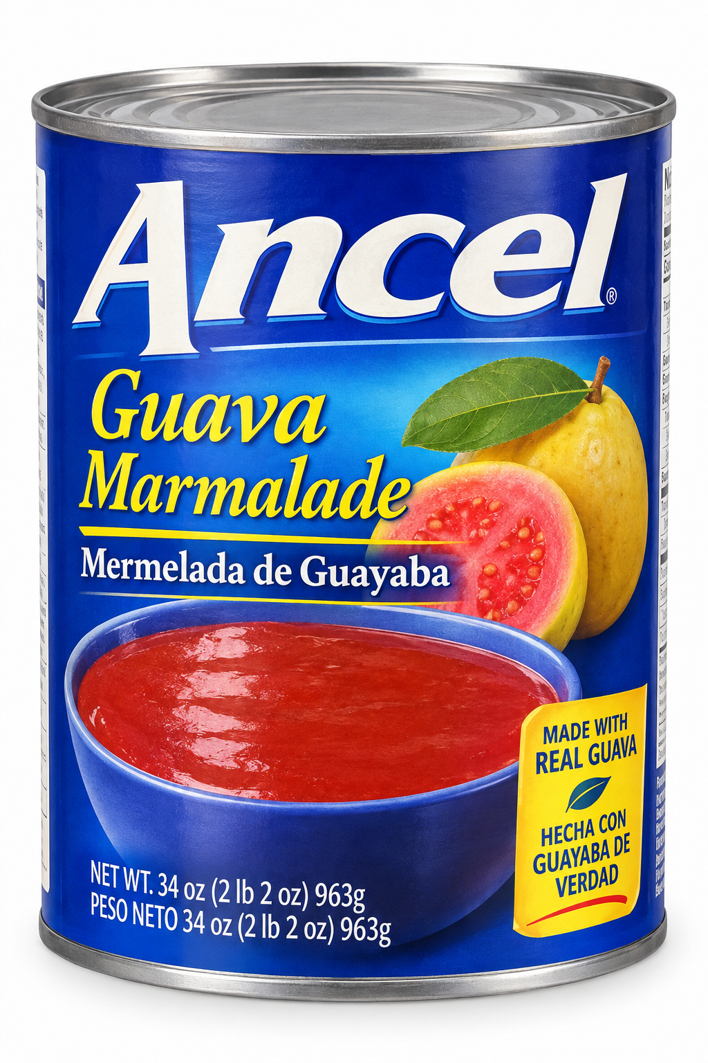 MERMELADA DE GUAYABA / ANCEL / 34 OZ