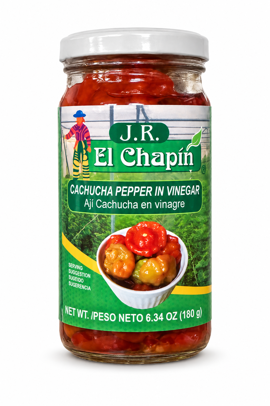 AJÍ CACHUCHA EN VINAGRE /6.34 OZ/EL CHAPIN