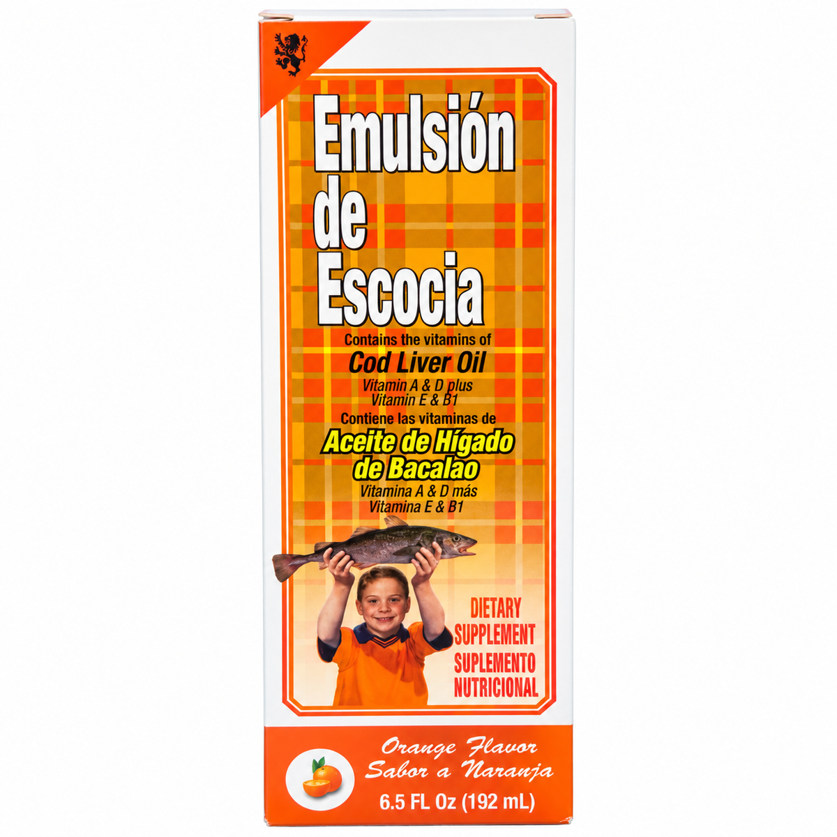 EMULSIÓN DE ESCOCIA / SABOR NARAJA / 6.5 OZ