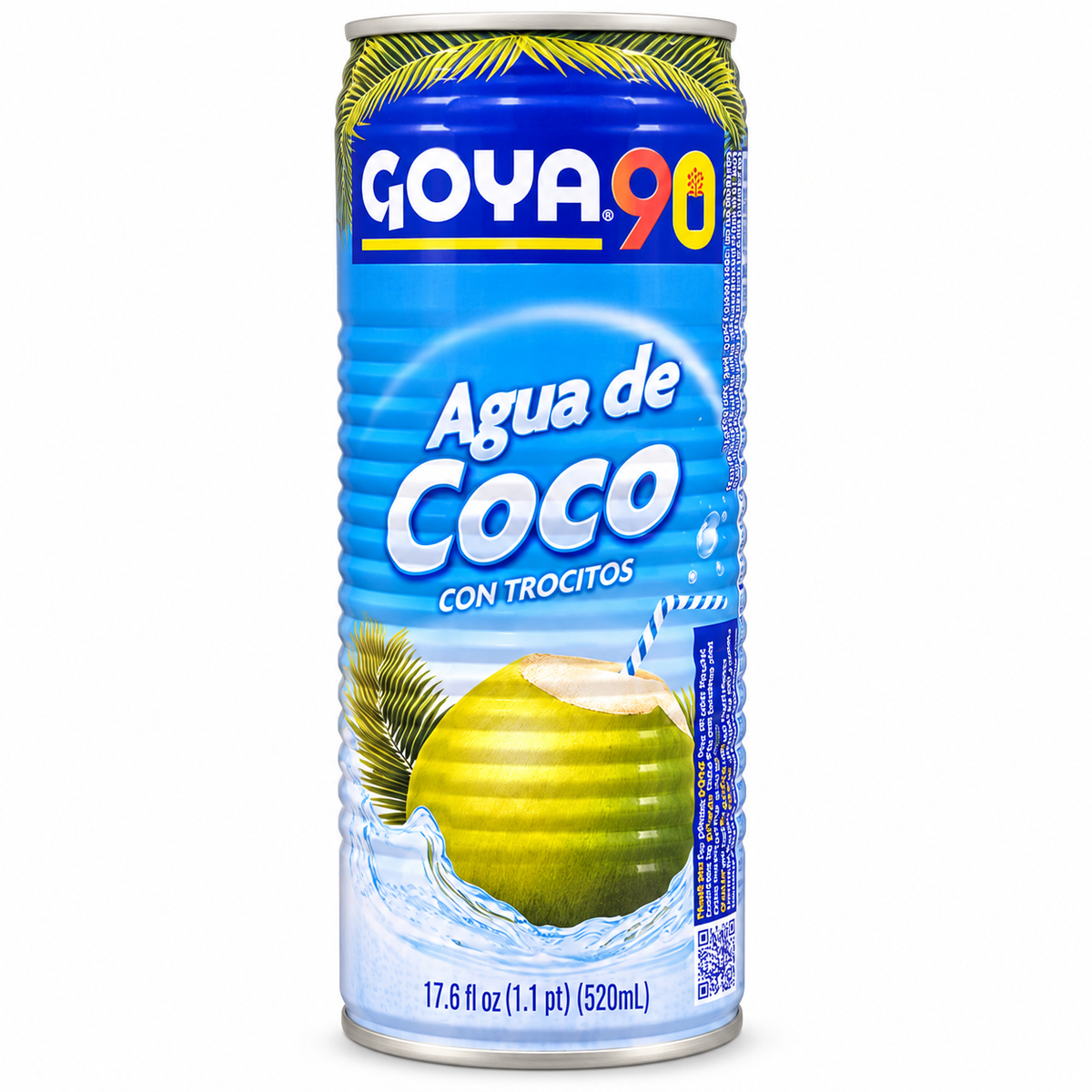 AGUA DE COCO CON TROCITOS / 17.6 OZ / GOYA