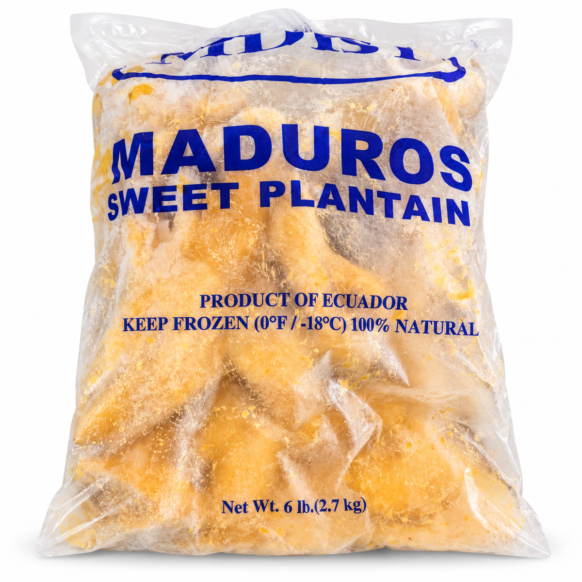 PLATANOS MADUROS REVANADOS / 6LB / MDIST /