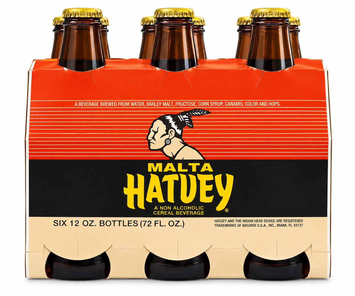 MALTA HATUEY / NO ALCOHOLIC / 6 UNIDES / 12 OZ